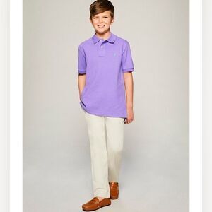 NWT Boy’s Polo Ralph Lauren Khaki Pants “Basic Sand” Sz 8 preppy classic
